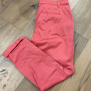 GAP Coral Girlfriend Khaki Pants